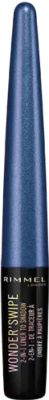 

Подводка для глаз жидкая Rimmel, Синий, Wonder Swipe 2 в 1 тон 013