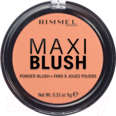 

Румяна Rimmel, Бежевый;золотистый, Maxi Blush тон 004