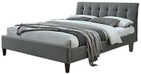 Двуспальная кровать Halmar Samara 2 160x200 (серый/орех) - 