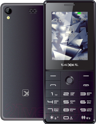 Мобильный телефон Texet TM-211 (черный)