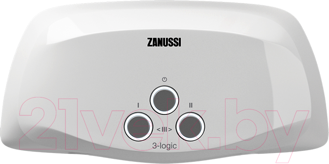 Электрический проточный водонагреватель Zanussi 3-logic 3.5 S (с душем)