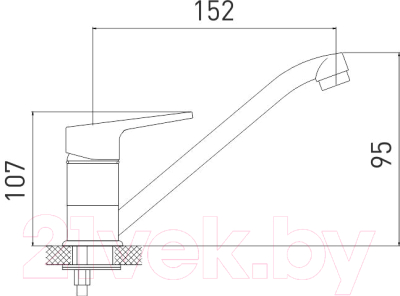 Смеситель Gross Aqua Delta 3210268C-G0109