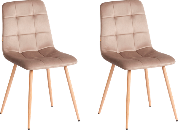 Набор стульев Tetchair Chilly велюр/металл