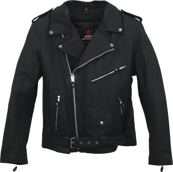Мотокуртка Wolf Moto 074 (XL, черный матовый)