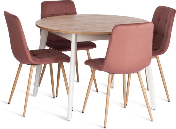 Купить Набор стульев Tetchair Chilly велюр/металл в Гродно