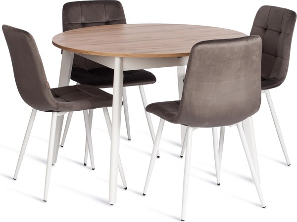 Купить Набор стульев Tetchair Chilly велюр/металл в Гродно