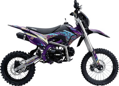 Мотоцикл BSE MX 17/14 / B0MXYG040EAB3 (фиолетовый дракон) - 