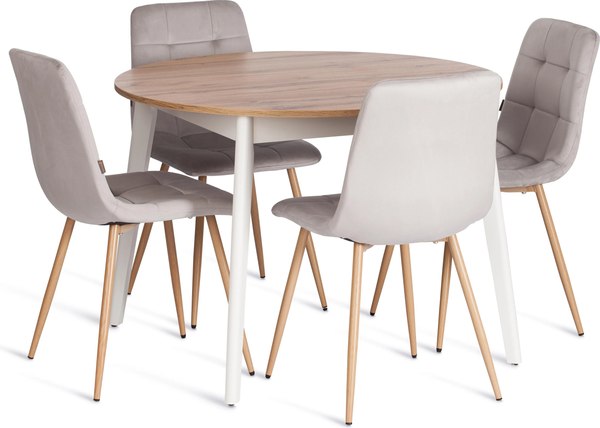 Купить Набор стульев Tetchair Chilly велюр/металл в Гродно