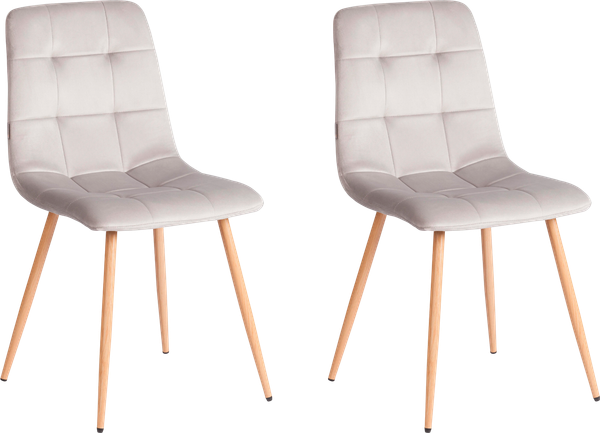 Набор стульев Tetchair Chilly велюр/металл