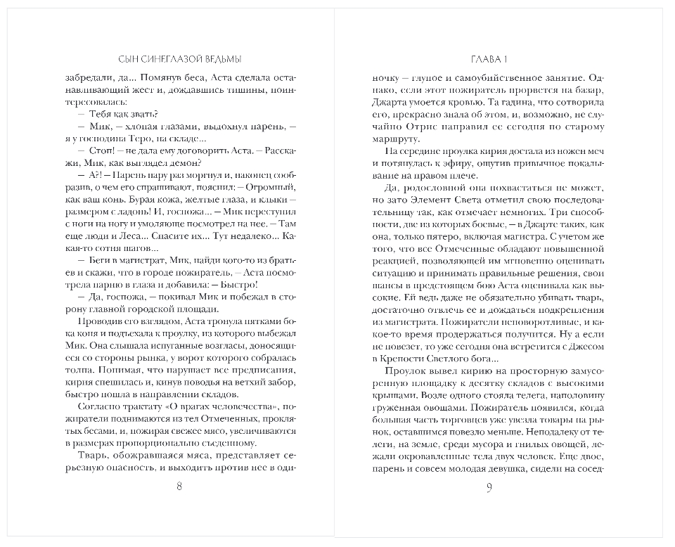Художественная книга Эксмо Сын синеглазой ведьмы, твердая обложка (Смородинский Георгий) — фото 4