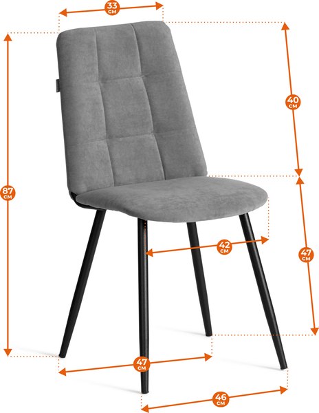 Купить Стул Tetchair Asti Trend флок в Барановичах