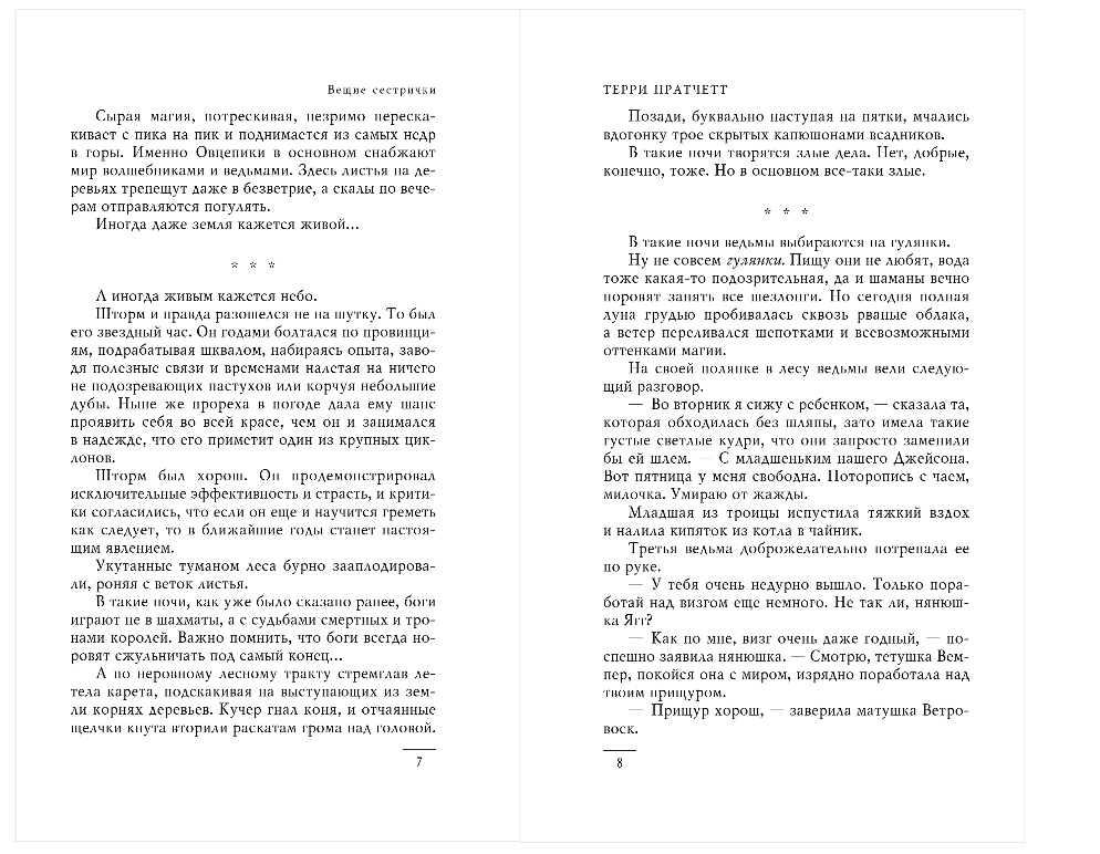 Художественная книга Эксмо Вещие сестрички, твердая обложка (Пратчетт Терри) — фото 4