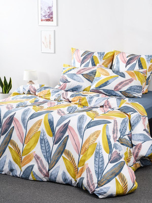 

Комплект постельного белья, Тропическое бохо Евро 70x70 / 20136-1+71141-19