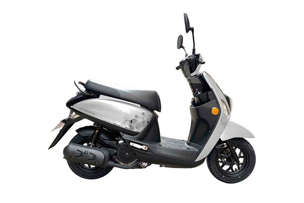 Скутер Motosuper Motosuper S9 Blanc Gris / M0S9YB015AWH1 (белый)