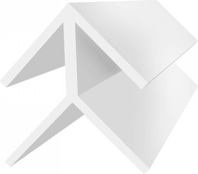 Угол для стеновой панели Европрофиль Наружный 10мм (3м) - 