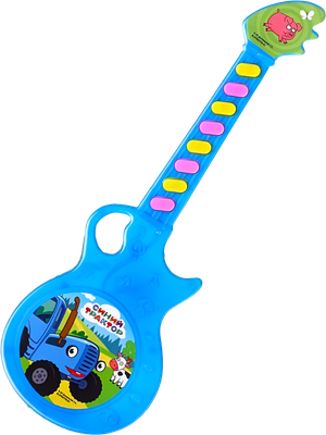 Музыкальная игрушка Синий трактор Гитара / 9038410 (синий) - 