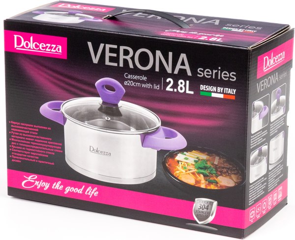 Кастрюля Dolcezza Verona 04724 (2.8л)