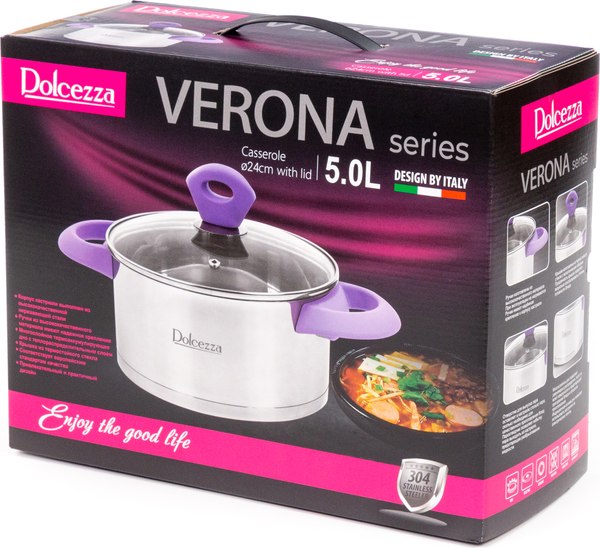 Кастрюля Dolcezza Verona 04731 (5л)