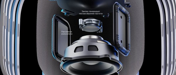 Умная колонка Sber Boom SBDV-00090T (салют красный)