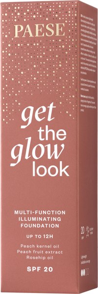 Тональный крем Paese Get The Glow Look Иллюминирующий SPF20 тон 0N (30мл)