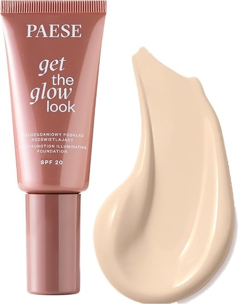 Тональный крем Paese Get The Glow Look Иллюминирующий SPF20 тон 0N (30мл)