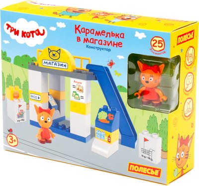 

Конструктор, Три кота. Карамелька в магазине / 77469