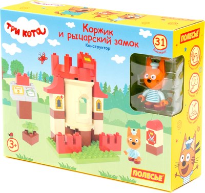 

Конструктор, Три кота. Коржик и рыцарский замок / 77506