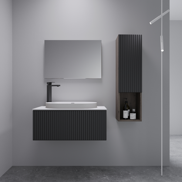 Купить Тумба с умывальником ЗОВ Кито 80 / K80TS0MFLPM-LDSPW6002 в Гродно