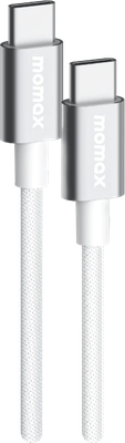Кабель Momax Elite USB-C/USB-C / DC30W (1.5м, белый) -