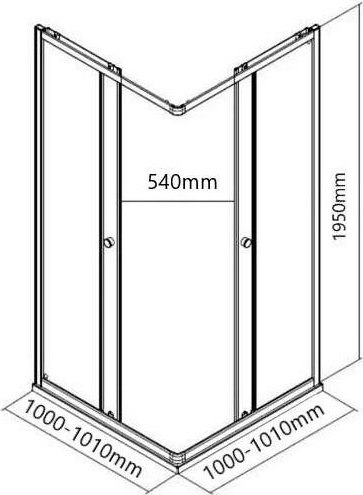 Купить Душевой уголок MaybahGlass MGY-1334-5 в Могилеве