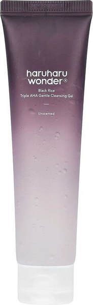 Гель для умывания Haruharu Wonder Black Rice Triple AHA Gentle Cleansing Gel (100мл)