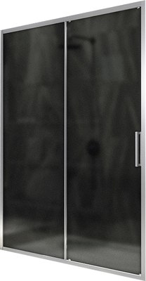 Душевая дверь MaybahGlass 195x150 / MGD-1289-5 (графит матовый стекло/хром матовый) - 