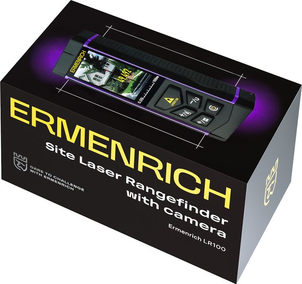 Лазерный дальномер Ermenrich LR100 / 84652 (с камерой)