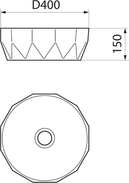 Купить Умывальник Runo Diamante D40 в Гродно