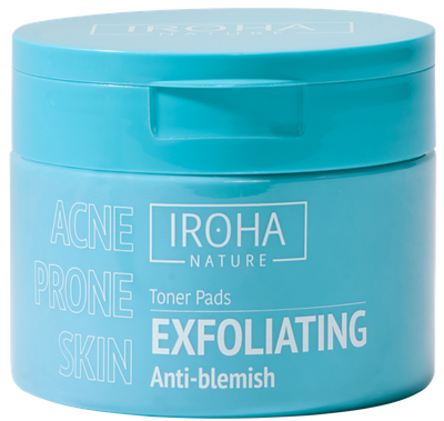 Пэд для лица Iroha Nature Exfoliating Anti-Blemish Toner Pads - 