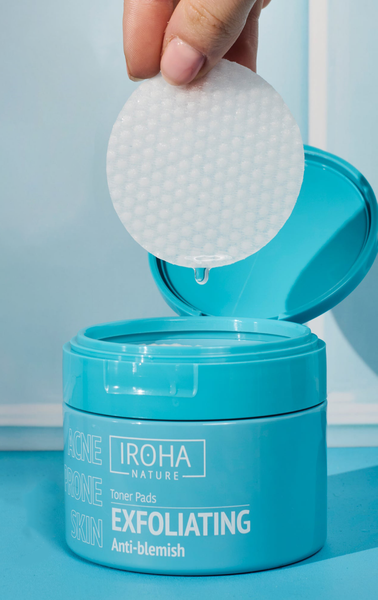 Пэд для лица Iroha Nature Exfoliating Anti-Blemish Toner Pads