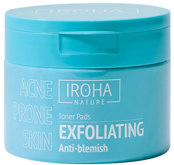Пэд для лица Iroha Nature Exfoliating Anti-Blemish Toner Pads