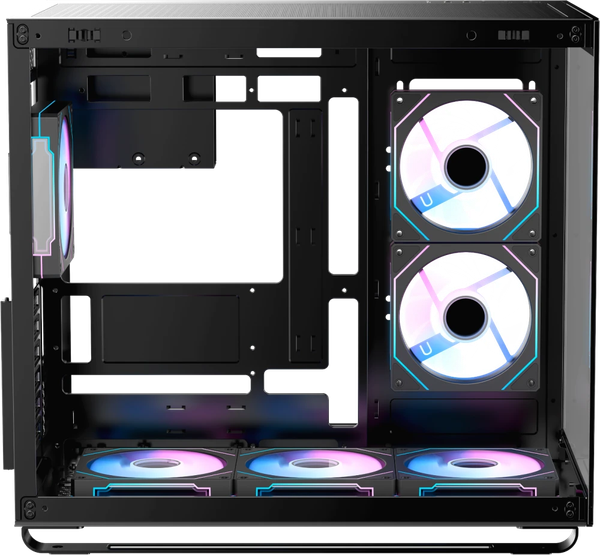 Корпус для компьютера Ocypus Iota C70 ARGB / Iota-C70-BKD600XX-GL (черный, без БП)