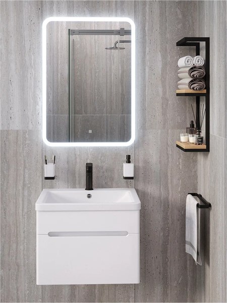 Зеркало Runo Руан Led 60х80