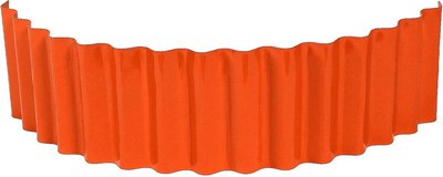 Бордюр садовый GREENGO Волна 110x24см (оранжевый) - 