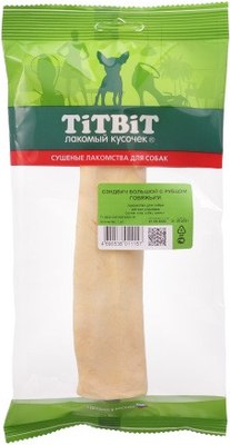 Лакомство для собак TiTBiT Сэндвич с рубцом говяжьим / 11157 - 