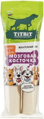 Лакомство для собак TiTBiT Мозговая косточка для крупных пород / 316587 - 