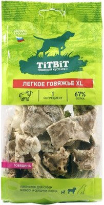 Лакомство для собак TiTBiT Легкое говяжье XL / 319366 - 