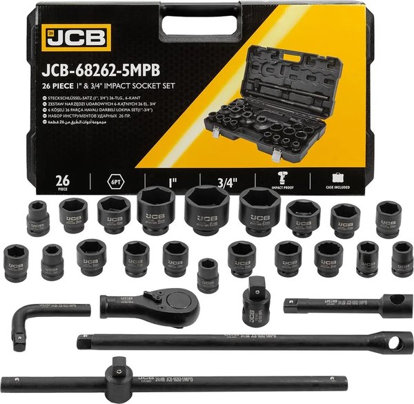 Универсальный набор инструментов JCB 68262-5MPB