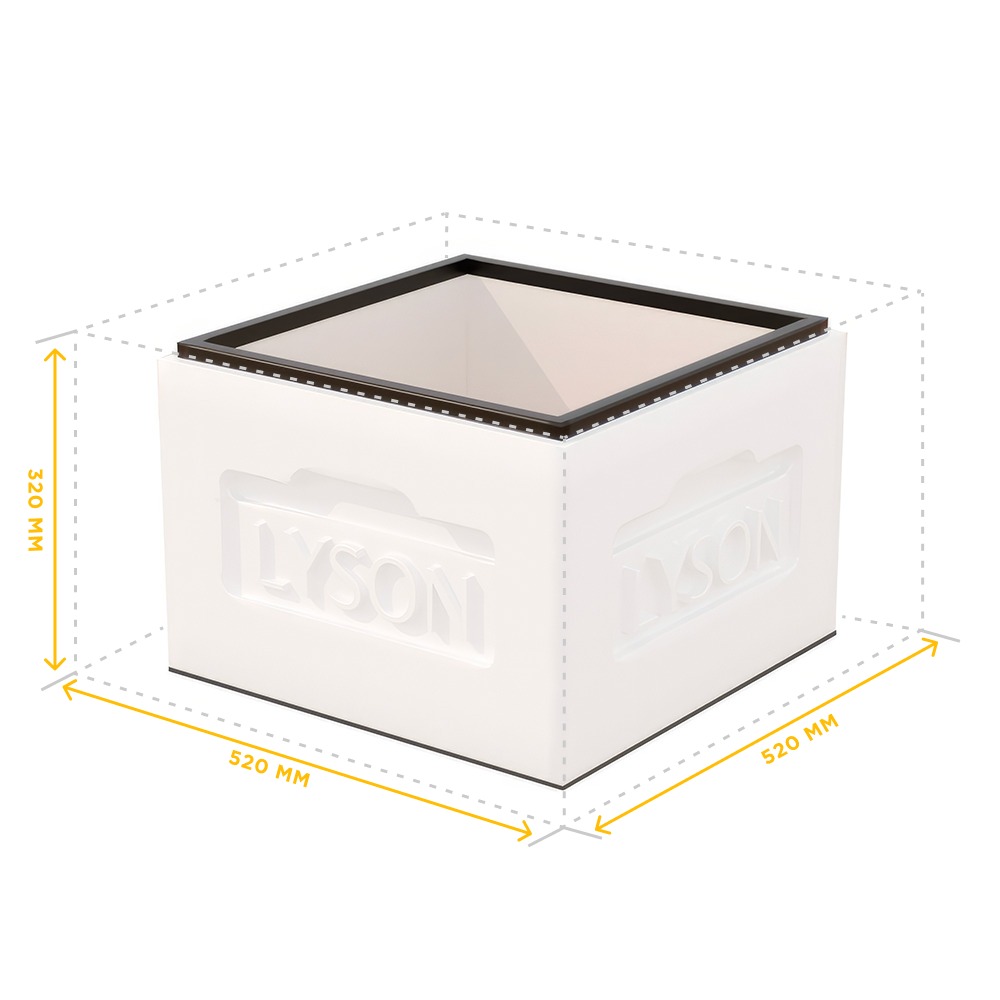 Корпус для улья Lyson Дадан Для 12-рамочного улья 435x300 / W10035RD (красный) — фото 2