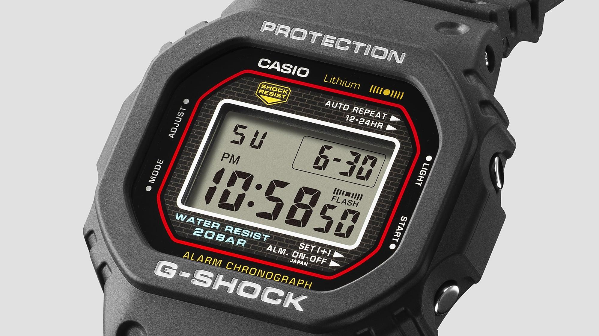 Часы наручные мужские Casio DW-5000R-1A — фото 3