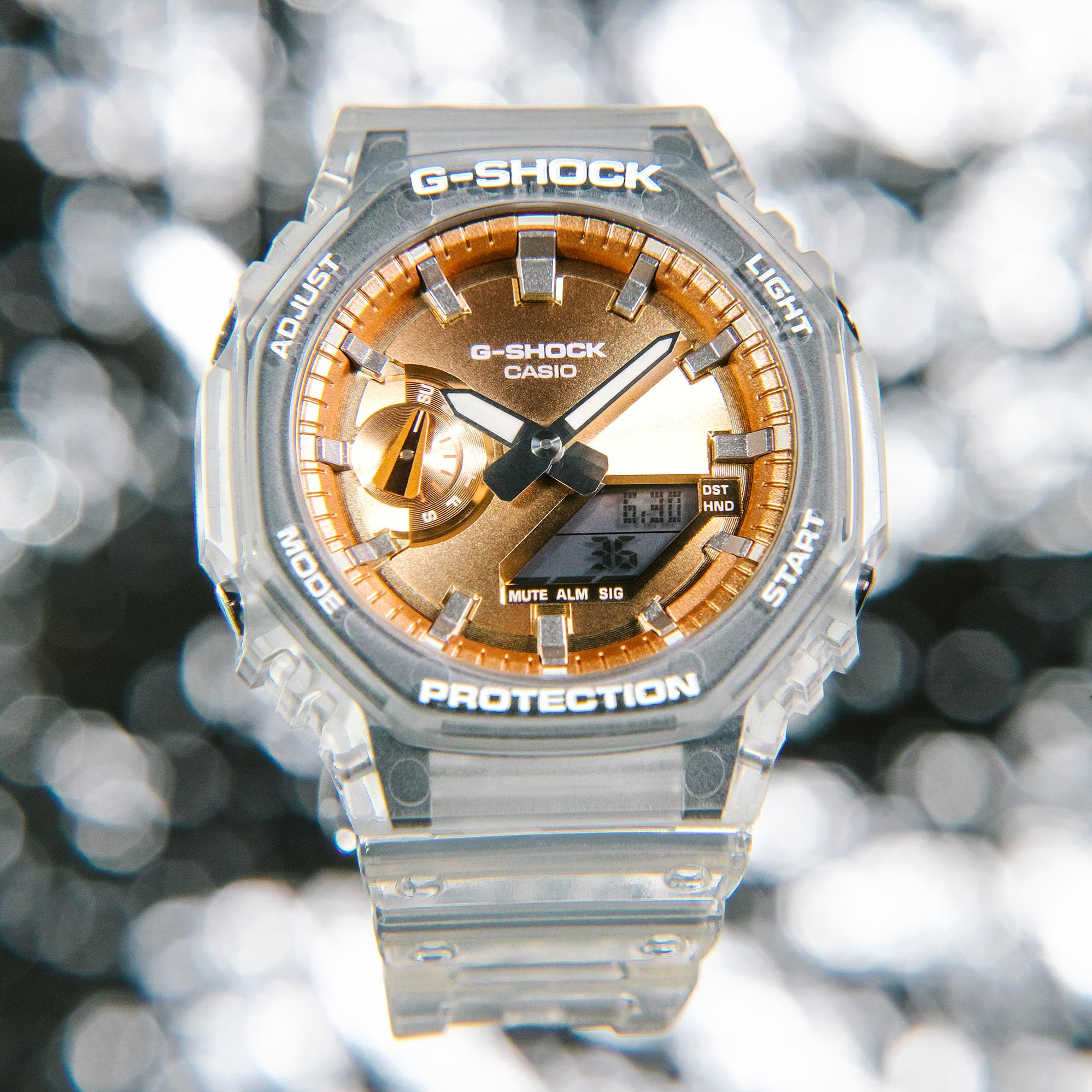 Часы наручные мужские Casio GA-2100BM-7A5 — фото 3