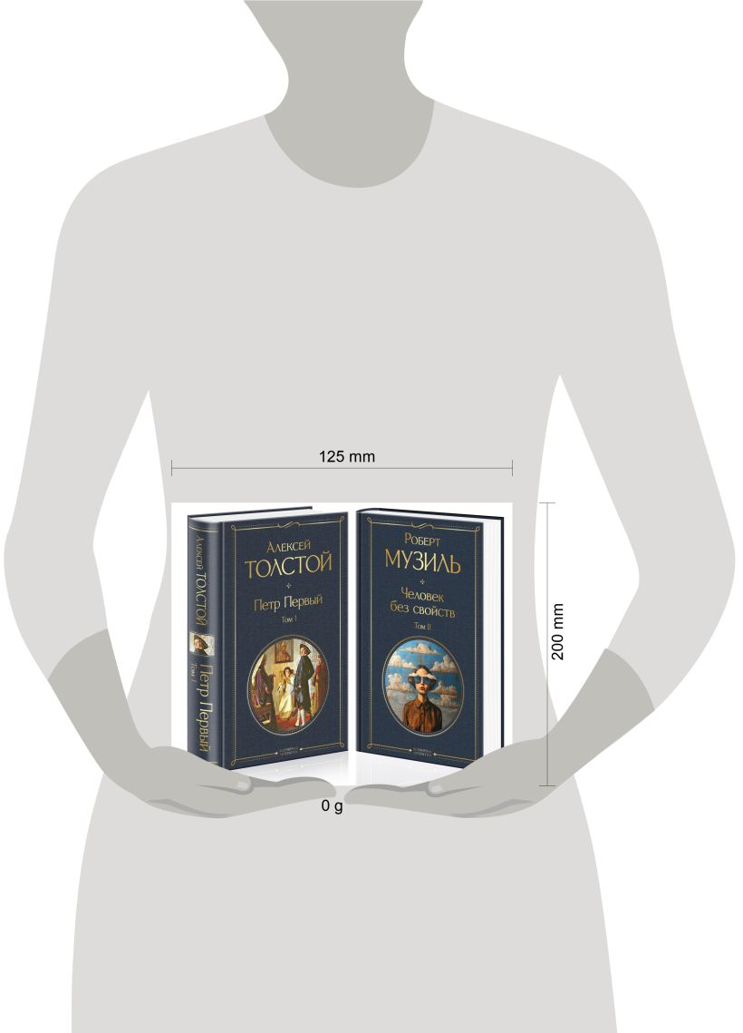 Набор художественных книг Эксмо Человек без свойств, твердая обложка (Музиль Роберт) — фото 4
