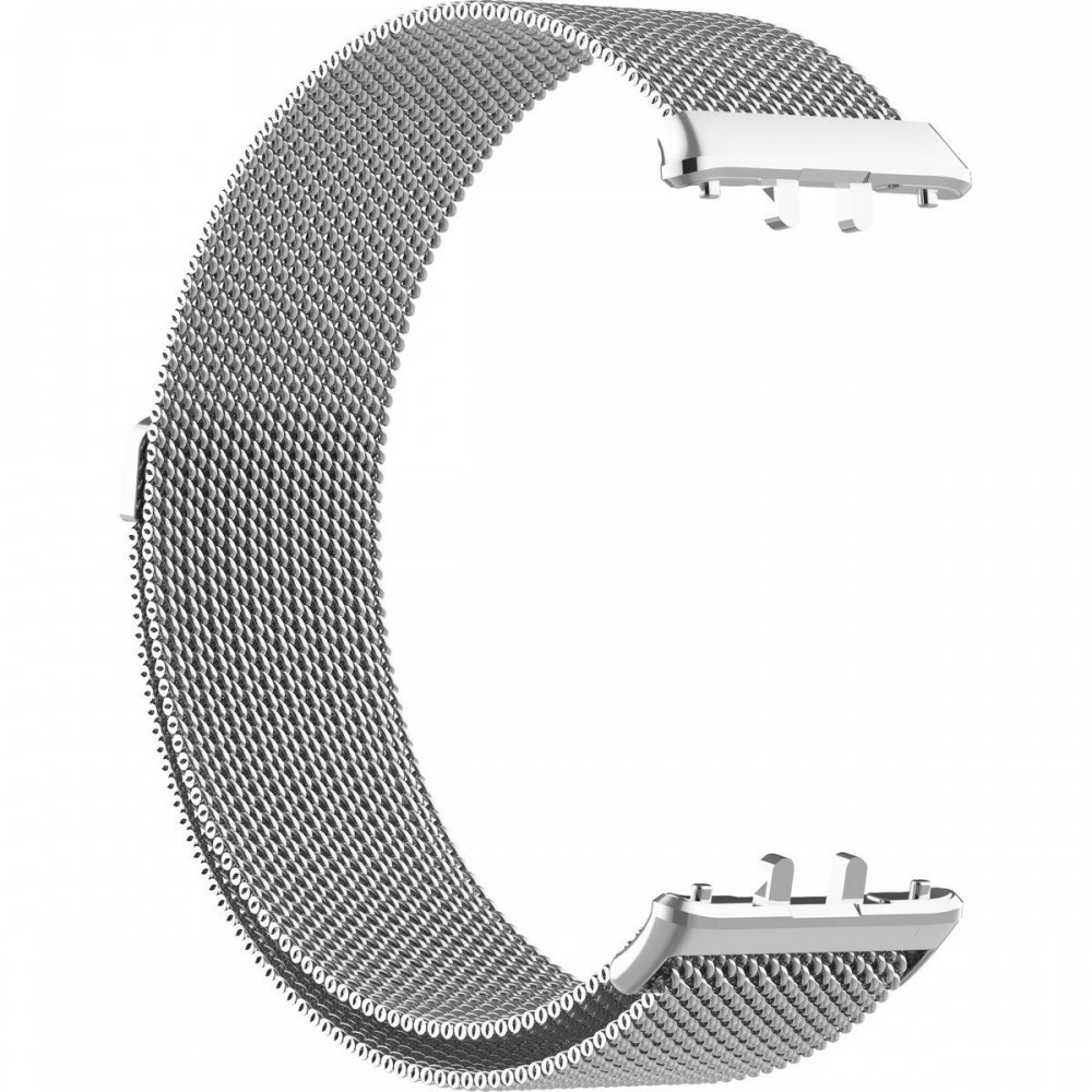 Ремешок для умных часов Rumi Milanese Loop для Galaxy Fit3 (серебристый)