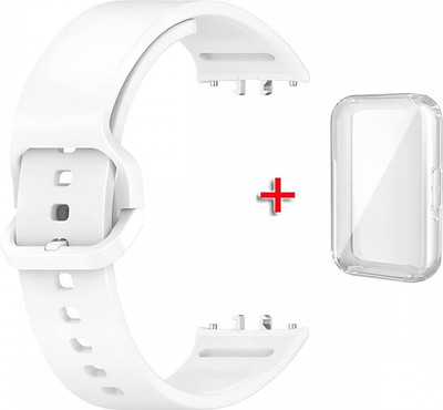 Ремешок для умных часов Rumi Sport для Galaxy Fit3 (белый/прозрачный) - 